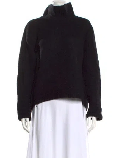 Pre-owned Acne Studios Wool Turtleneck Sweater In Black