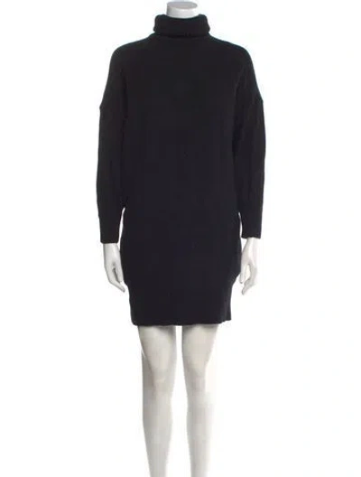 Pre-owned Acne Studios Wool Turtleneck Sweater In Black