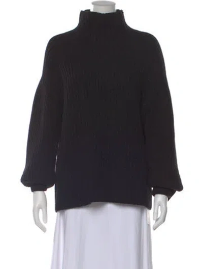Pre-owned Acne Studios Wool Turtleneck Sweater In Black