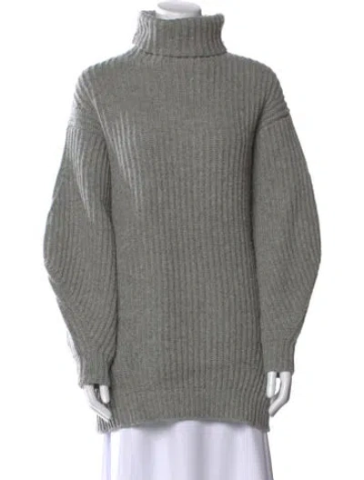 Pre-owned Acne Studios Wool Turtleneck Sweater In Gray