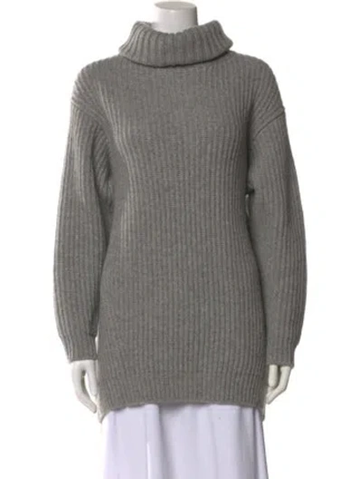 Pre-owned Acne Studios Wool Turtleneck Sweater In Gray