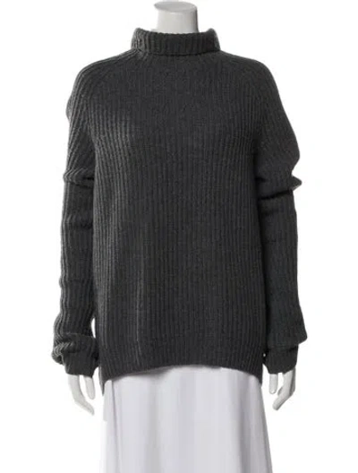 Pre-owned Acne Studios Wool Turtleneck Sweater In Gray
