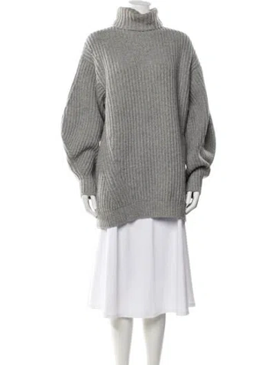 Pre-owned Acne Studios Wool Turtleneck Sweater In Gray