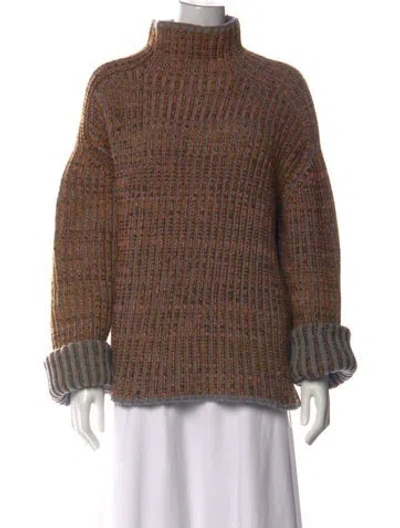 Pre-owned Acne Studios Wool Turtleneck Sweater In Gray