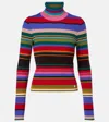 Acne Studios Wool Turtleneck Sweater In Multi