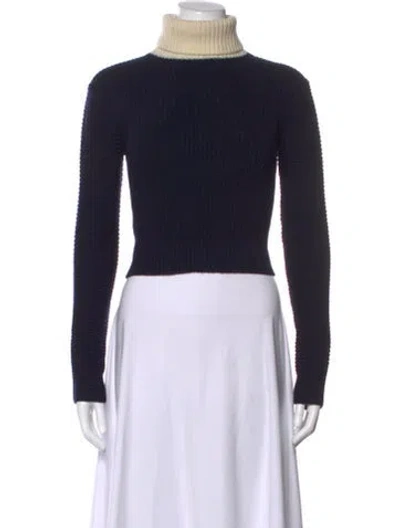 Pre-owned Acne Studios Wool Turtleneck Sweater In Multi