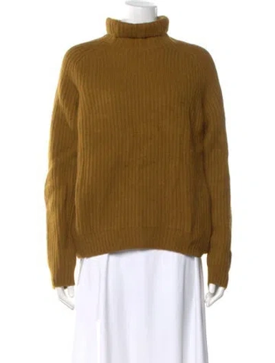 Pre-owned Acne Studios Wool Turtleneck Sweater In Neutral