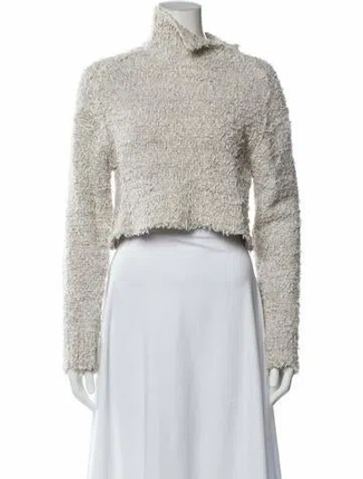 Pre-owned Acne Studios Wool Turtleneck Sweater In Neutral