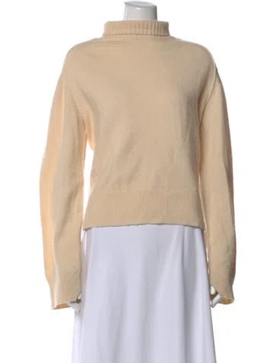 Pre-owned Acne Studios Wool Turtleneck Sweater In Neutral