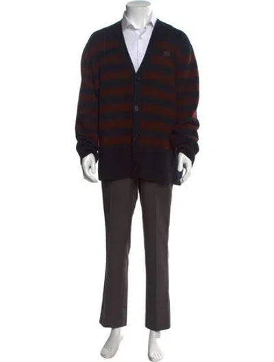 Pre-owned Acne Studios Wool V-neck Cardigan In Multi