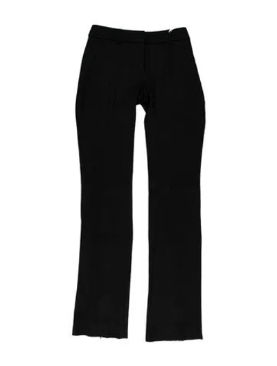 Pre-owned Acne Studios Wool Wide Leg Pants In Black