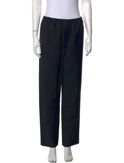 Pre-owned Acne Studios Wool Wide Leg Pants In Blue