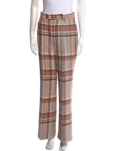 Pre-owned Acne Studios Wool Wide Leg Pants In Brown