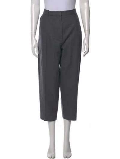 Pre-owned Acne Studios Wool Wide Leg Pants In Gray