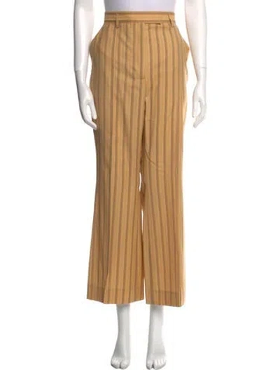 Pre-owned Acne Studios Wool Wide Leg Pants In Neutral
