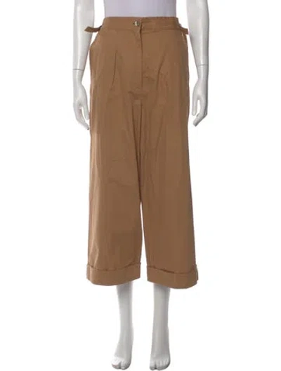 Pre-owned Acne Studios Wool Wide Leg Pants In Neutral