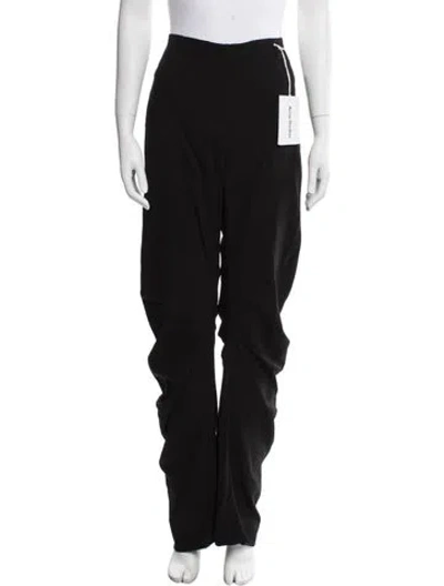 Pre-owned Acne Studios Wool Wide Leg Pants W/ Tags In Black