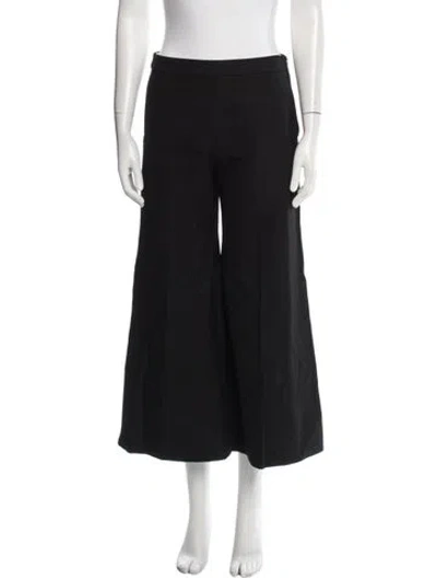 Pre-owned Acne Studios Wool Wide Leg Pants W/ Tags In Black