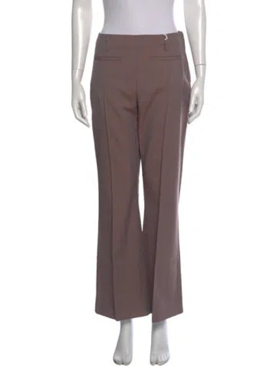 Pre-owned Acne Studios Wool Wide Leg Pants W/ Tags In Neutral
