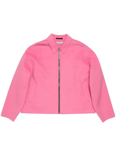 ACNE STUDIOS WOOL ZIP-UP JACKET