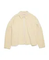 Acne Studios Wool Zip-up Jacket In Nude