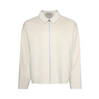 Pre-owned Acne Studios Wool Zipper Jacket 'oat Beige' | Tan | Men's Size 50