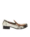 Acne Studios Leather Loafers In Multicolor