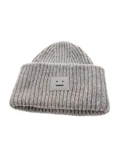 Pre-owned Acne Studios Woven Beanie In Gray