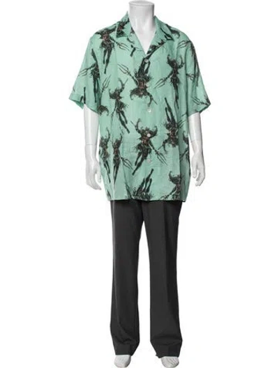 Pre-owned Acne Studios X Dc Linen Shirt In Green