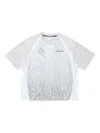 Acne Studios X Kappa Logo T-shirt In Grey