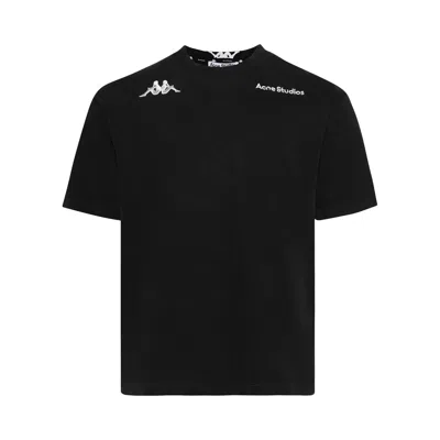 Pre-owned Acne Studios X Kappa Short-sleeve Logo T-shirt 'black' | Men's Size Xs