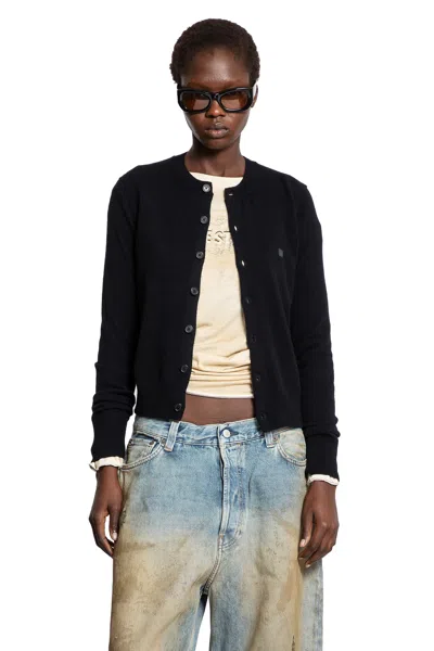 Acne Studios Yak Wool Cardiagn In Black