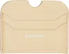 Acne Studios Yellow Leather Card Holder In Abv Vanilla Yellow