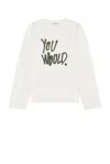Acne Studios You Would Tee In White