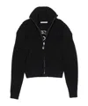 Acne Studios Zip-fastening Cardigan In Black