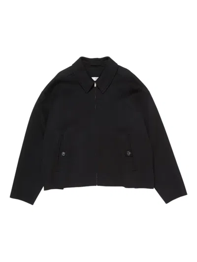 Acne Studios Zip-front Jacket In Black