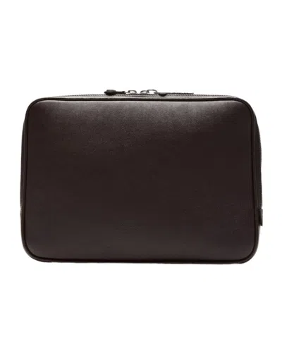 Acne Studios Zip Leather Wallet In Black