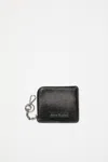 Acne Studios Zip Leather Wallet In Black