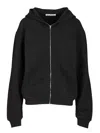 Acne Studios Women Zip-up Hoodie In Black