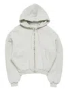 Acne Studios Zip-up Hoodie In White