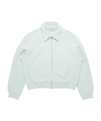 Acne Studios Zipper Cardigan In Blue