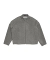 Acne Studios Wool Zipper Jacket In Gray