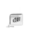 Acne Studios Zipper Wallet In White