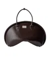 Acne Studios Brown Bowlina Shoulder Bag In Black
