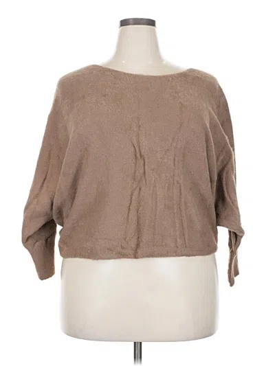 Pre-owned Acoa Collection Cardigan Sweater In Brown