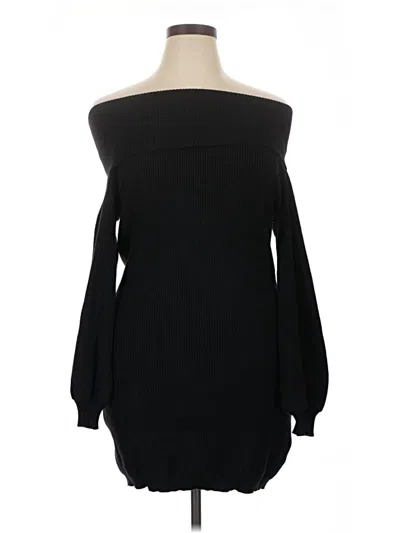 Pre-owned Acoa Collection Casual Dress In Black