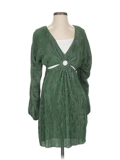 Pre-owned Acoa Collection Casual Dress In Green