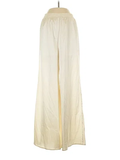Pre-owned Acoa Collection Casual Pants In Ivory