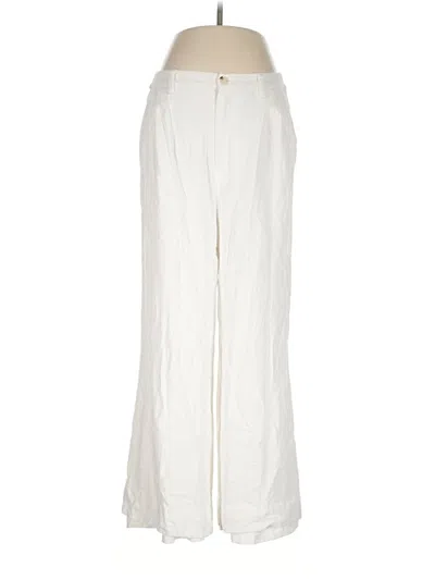 Pre-owned Acoa Collection Casual Pants In Ivory