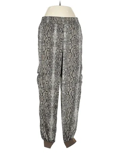 Pre-owned Acoa Collection Casual Pants In Silver